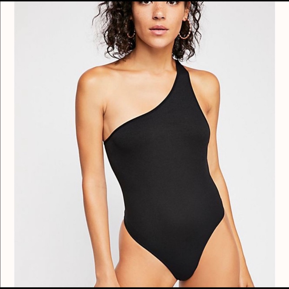 Free People “No excuses Bodysuit “